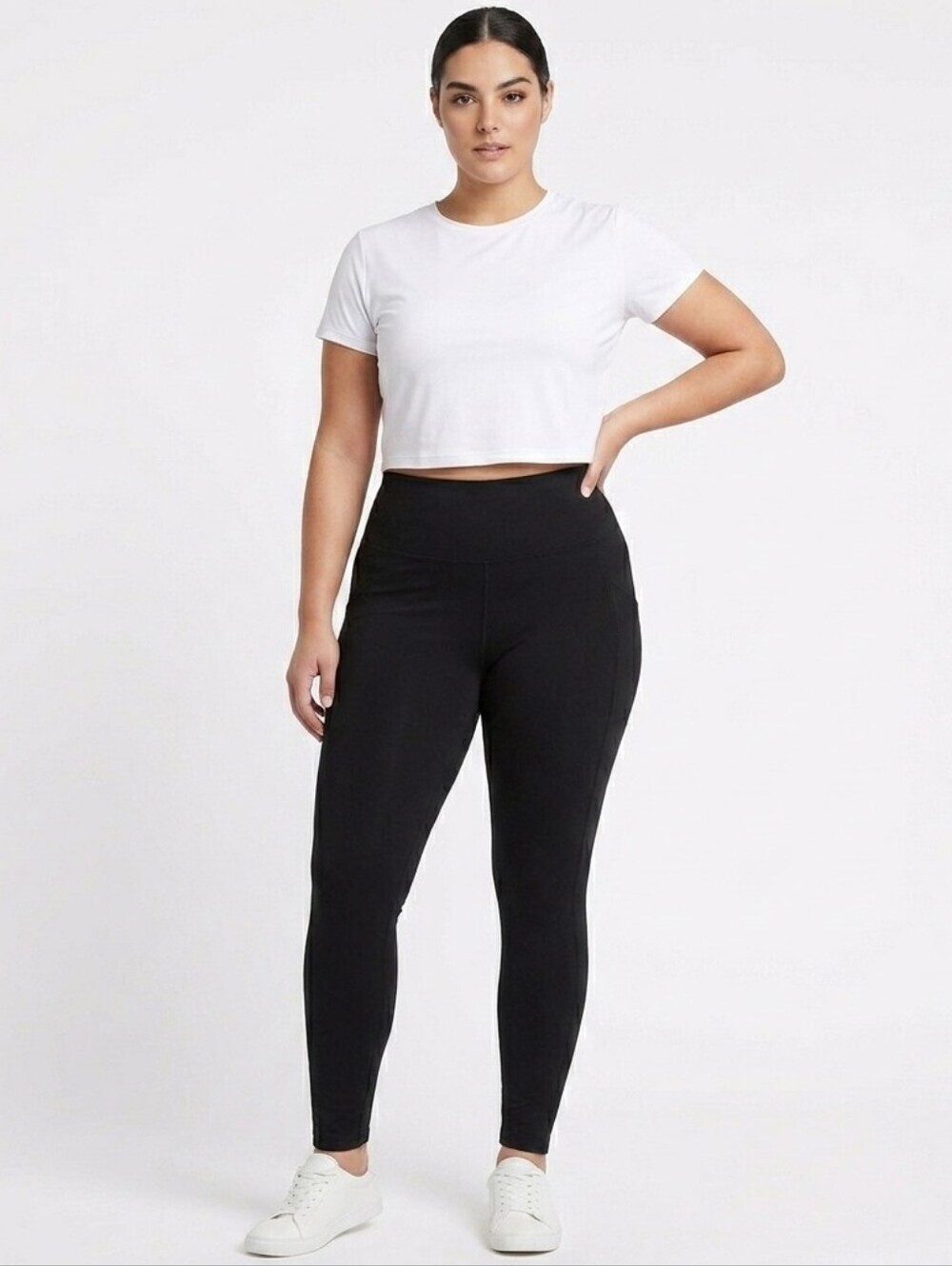 Agnes and Dora Womens XL Black Leggings